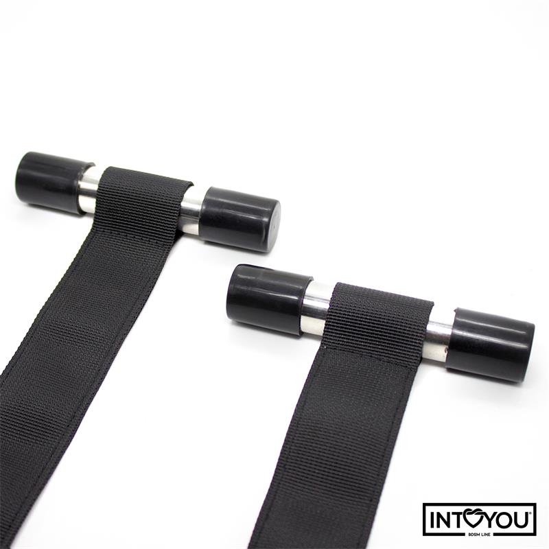 INTOYOU BDSM LINE Verstelbare deurschommel met pootsteun en zitje