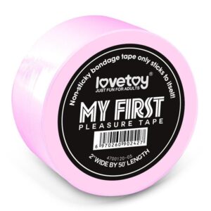 bondage-tape-non-sticky-pink LOVETOY Bondage Tape, niet-klevend, roze