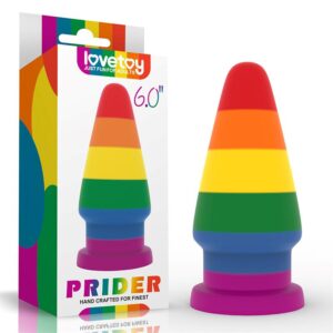 LOVETOY Anale Plug Prider 15 cm LGBT