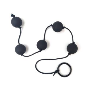 A-GUSTO Chinese ballenketting zwart