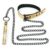 collar-with-leash-bondage-gold LOVETOY Halsband met Riem Bondage Goud