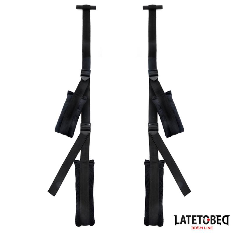 door-jam-sling-black (1) LATETOBED BDSM LINE Deurkozijn Sling Zwart