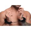 furry-handcuffs-black (3) MASTER SERIES Harige Handboeien Zwart