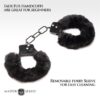 furry-handcuffs-black (7) MASTER SERIES Harige Handboeien Zwart