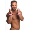 furry-handcuffs-pink (2) MASTER SERIES Harige Handboeien Roze