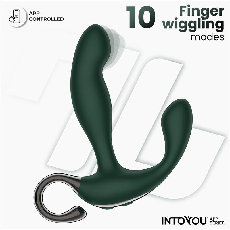 greeny-prostate-massager-with-finger-wiggling-and-app (2) INTOYOU APP-SERIE Greeny Prostaatmassager met vingerbewegingen en app