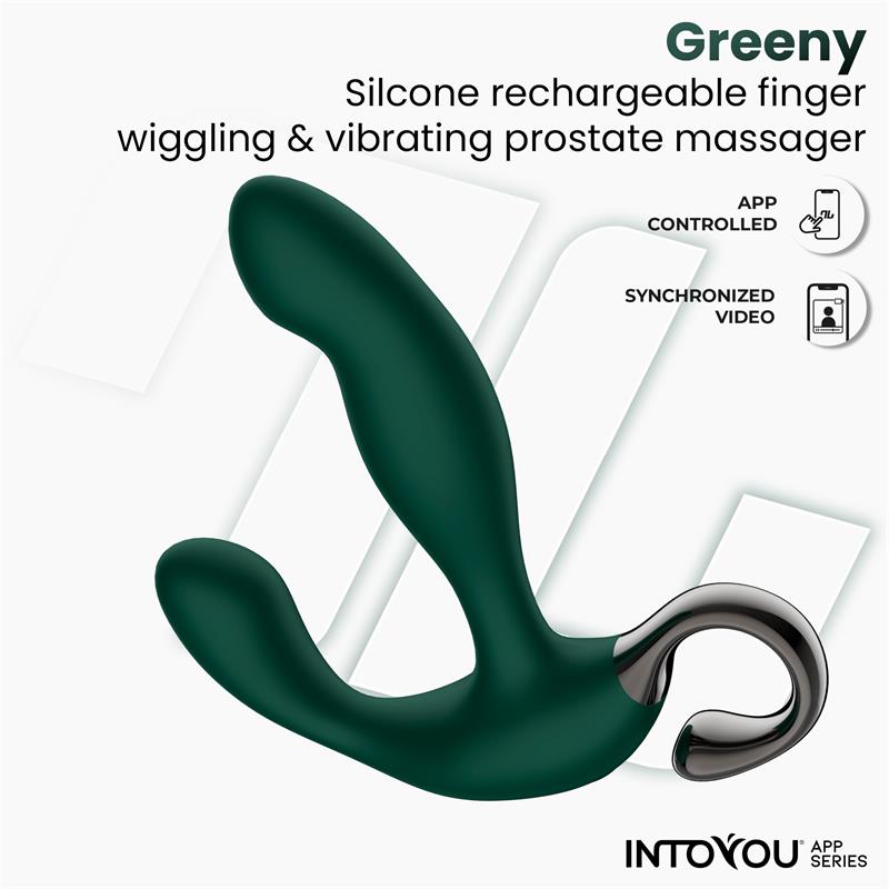 greeny-prostate-massager-with-finger-wiggling-and-app (3) INTOYOU APP-SERIE Greeny Prostaatmassager met vingerbewegingen en app