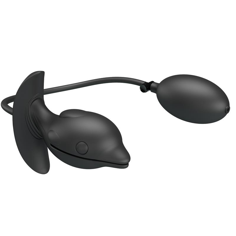 PRETTYLOVE Hanson Opblaasbare Anale Plug met Vibratie