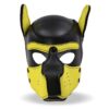 hound-neoprene-dog-hound-removable-muzzle-blackyellow-one-size (2) INTOYOU BDSM LINE Hond Neopreen Muilkorf