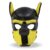 hound-neoprene-dog-hound-removable-muzzle-blackyellow-one-size (2) INTOYOU BDSM LINE Hond Neopreen Muilkorf