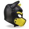 hound-neoprene-dog-hound-removable-muzzle-blackyellow-one-size (3) INTOYOU BDSM LINE Hond Neopreen Muilkorf