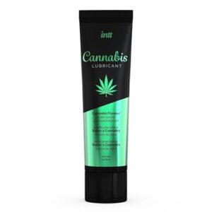 lubrificant-water-based-cannabis-flavour-100-ml INTT glijmiddel op waterbasis met cannabissmaak 100 ml
