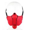 A-GUSTO Neopreen Puppy Gezichtsmasker Rood
