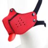 A-GUSTO Neopreen Puppy Gezichtsmasker Rood