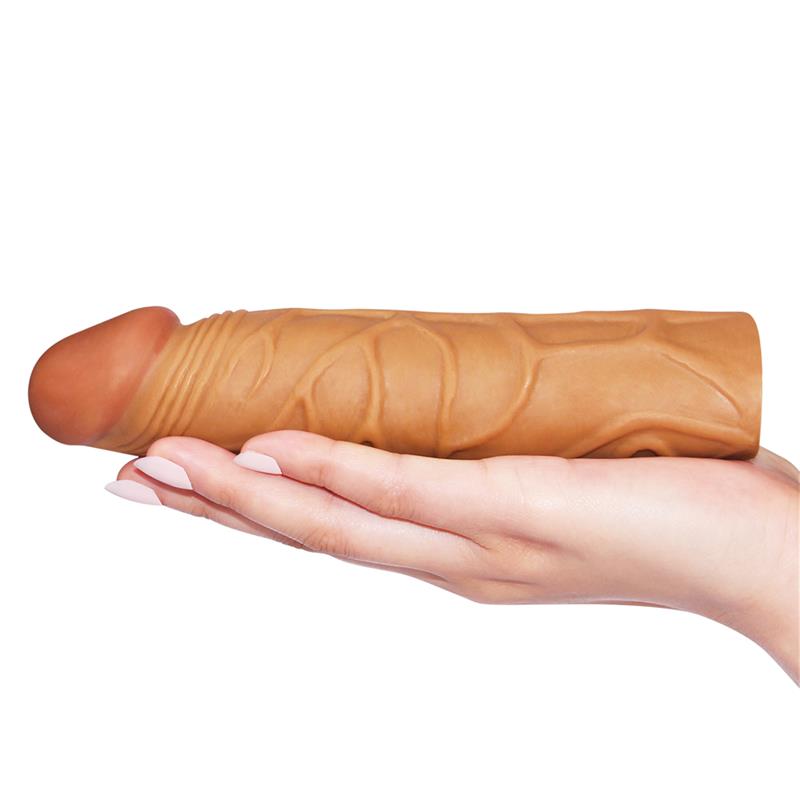 LOVETOY Penis Sleeve Pleasure X Tender Brown