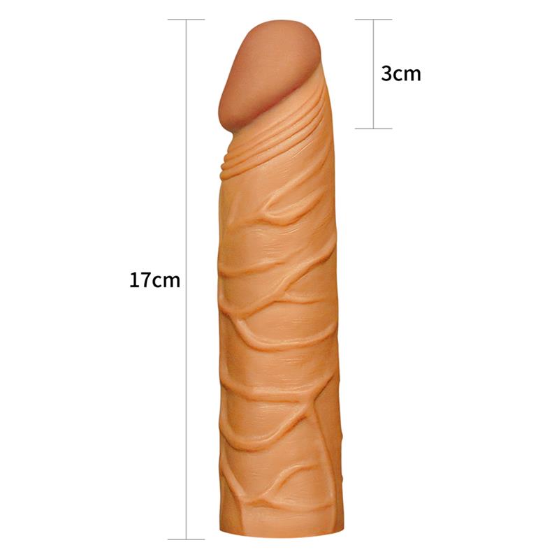 LOVETOY Penis Sleeve Pleasure X Tender Brown