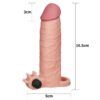 penis-sleeve-with-vibration-add-2-pleasure-x-tender-flesh (4) LOVETOY Penis Sleeve met vibratie, 5 cm extra plezier, zacht vlees