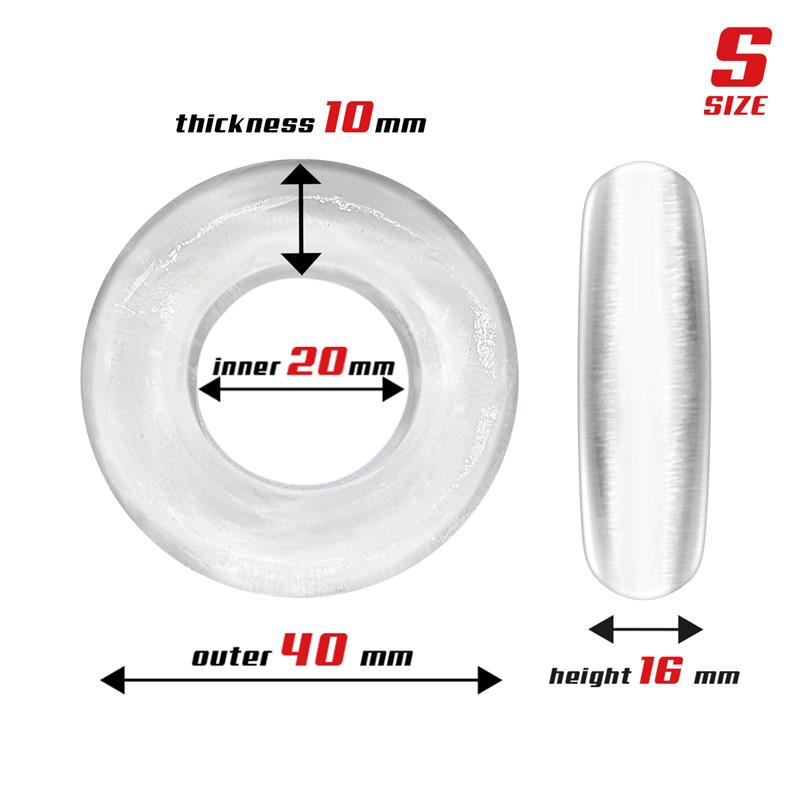 set-of-3-cock-rings-flexible-clear (1) BEAST RINGS Set van 3 cockringen flexibel doorzichtig