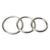 trine-set-of-3-steel-c-ring MASTER SERIES Trine Set van 3 stalen C-ringen