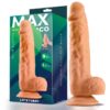 MAX & CO Andi Realistische Dildo met Testikels 9,1 inch Vleeskleurig
