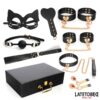 LATETOBED BDSM-lijn Bondage Kit 8-delig met etui
