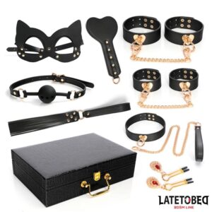 bondage-kit-8-pcs-with-case LATETOBED BDSM-lijn Bondage Kit 8-delig met etui