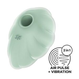 SATISFYER Cloud Dancer Clit Sucker en Vibe Mint