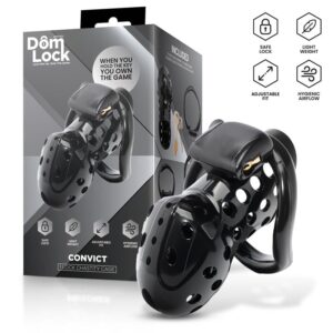 DOMLOCK kuisheidsgordel voor gevangenen met intern slot