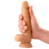 deek-realistic-dildo-with-testivles-76-flesh (2) MAX & CO Deek Realistische Dildo met Testikels 7,6" Vleeskleurig