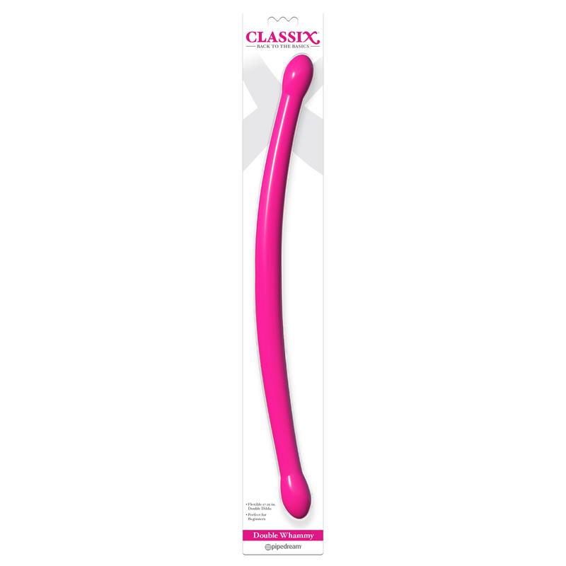 double-dildo-whammy-pink (5) CLASSIX Dubbele Dildo Whammy Roze