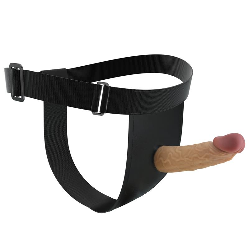 houston-strap-on-harness-with-hollow-dildo (1) PRETTYLOVE Houston Strap-On Harnas met Holle Dildo