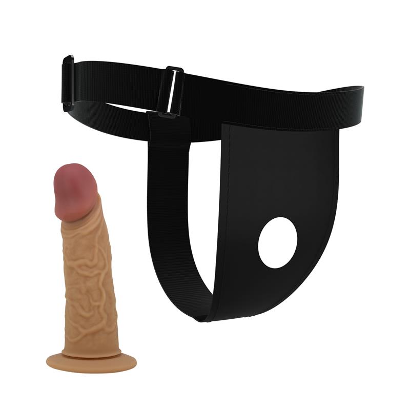 houston-strap-on-harness-with-hollow-dildo (3) PRETTYLOVE Houston Strap-On Harnas met Holle Dildo