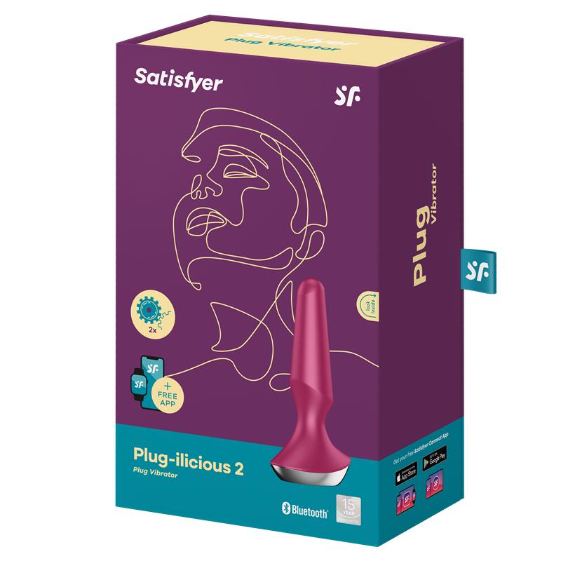 SATISFYER Plug-ilicious 2 Vibrerende Anale Plug met Satisfyer Connect App