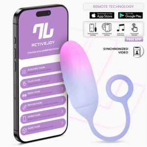 vibrating-egg-double-layer-silicone-with-app-pinkblue INTOYOU APP SERIE Vibrerend Ei Dubbellaags Siliconen met APP