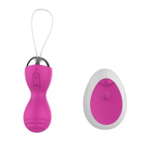 A-GUSTO vibrerend ei met afstandsbediening USB roze