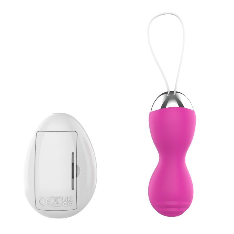 A-GUSTO vibrerend ei met afstandsbediening USB roze
